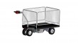 Single Handle Electric Platform Cart with Fence with fence(HG-1120F)